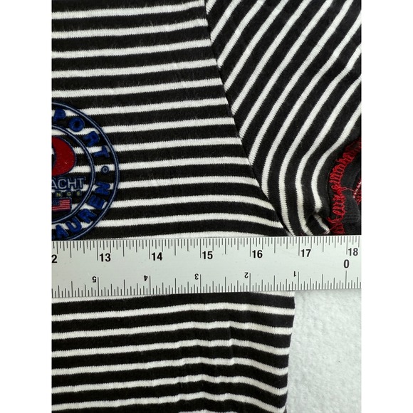 Ralph Lauren Striped Tee Nautical Patch Short‎ Sleeve Top - Picture 7 of 9